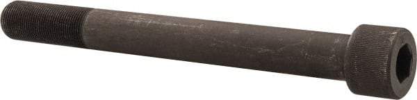 Value Collection - 1-1/4 - 12 UNF Hex Socket Drive, Socket Cap Screw - Alloy Steel, Black Oxide Finish, Partially Threaded, 12" Length Under Head - Eagle Tool & Supply