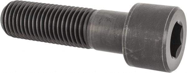 Value Collection - 1-3/8 - 6 UNC Hex Socket Drive, Socket Cap Screw - Alloy Steel, Black Oxide Finish, Partially Threaded, 5" Length Under Head - Eagle Tool & Supply
