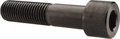 Value Collection - 1-3/8 - 6 UNC Hex Socket Drive, Socket Cap Screw - Alloy Steel, Black Oxide Finish, Partially Threaded, 6" Length Under Head - Eagle Tool & Supply