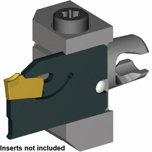 Kennametal - Right Hand Cut, Size KM16, Modular Turning & Profiling Cutting Unit Head - KM16BSR KM MICRO BLADE HOLDER - Eagle Tool & Supply
