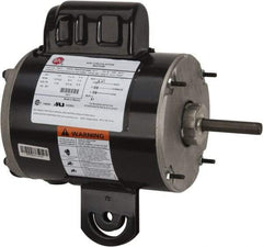 US Motors - 1/4 hp, TEAO Enclosure, Auto Thermal Protection, 1,075 RPM, 115 Volt, 60 Hz, Single Phase Permanent Split Capacitor (PSC) Motor - Size 48YZ Frame, Yoke Mount, 2 Speed, Ball Bearings, 4.2 Full Load Amps, B Class Insulation, Reversible - Eagle Tool & Supply