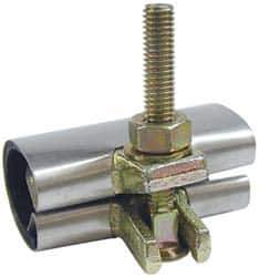 B&K Mueller - 1-1/4" Pipe Single Bolt 3" Repair Clamp - For Providing Strong Positive Seal In Repairing Leaking Pipes - Eagle Tool & Supply