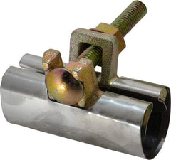 B&K Mueller - 3/4" Pipe Single Bolt 3" Repair Clamp - For Providing Strong Positive Seal In Repairing Leaking Pipes - Eagle Tool & Supply