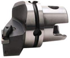 Kennametal - Right Hand Cut, Size KM80, CN.. Insert Compatiblity, Internal Modular Turning & Profiling Cutting Unit Head - 53mm Ctr to Cutting Edge, 70mm Head Length, Through Coolant, Series Kenclamp - Eagle Tool & Supply