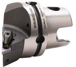 Kennametal - Left Hand Cut, Size KM80, DN.. Insert Compatiblity, Internal Modular Turning & Profiling Cutting Unit Head - 53mm Ctr to Cutting Edge, 70mm Head Length, Through Coolant, Series Kenclamp - Eagle Tool & Supply