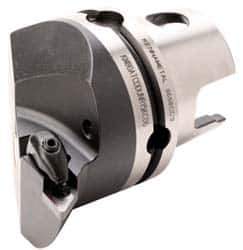 Kennametal - Left Hand Cut, Size KM80, DN.. Insert Compatiblity, Internal Modular Turning & Profiling Cutting Unit Head - 53mm Ctr to Cutting Edge, 70mm Head Length, Through Coolant, Series Kenclamp - Eagle Tool & Supply