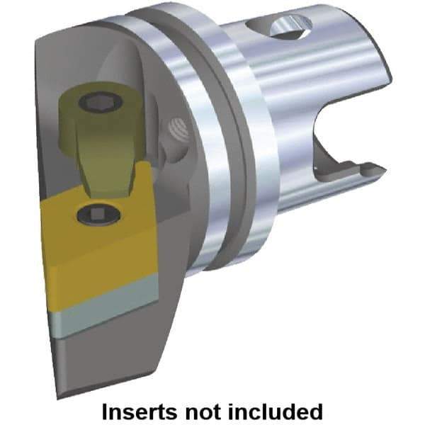 Kennametal - Right Hand Cut, Size KM32, DN.. Insert Compatiblity, Modular Turning & Profiling Cutting Unit Head - 22mm Ctr to Cutting Edge, 35mm Head Length, Through Coolant, Series M-Clamping - Eagle Tool & Supply