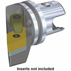 Kennametal - Left Hand Cut, Size KM32, DN.. Insert Compatiblity, External Modular Turning & Profiling Cutting Unit Head - 22mm Ctr to Cutting Edge, 35mm Head Length, Through Coolant, Series Kenloc - Eagle Tool & Supply