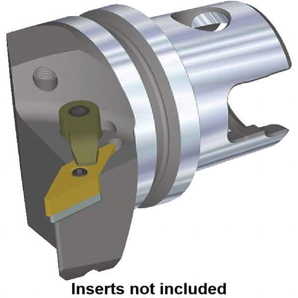 Kennametal - Left Hand Cut, Size KM32, VN.. Insert Compatiblity, External Modular Turning & Profiling Cutting Unit Head - 22mm Ctr to Cutting Edge, 40mm Head Length, Through Coolant, Series Kenloc - Eagle Tool & Supply