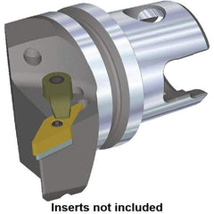 Kennametal - Right Hand Cut, Size KM32, VN.. Insert Compatiblity, External Modular Turning & Profiling Cutting Unit Head - 22mm Ctr to Cutting Edge, 40mm Head Length, Through Coolant, Series Kenloc - Eagle Tool & Supply