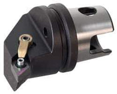 Kennametal - Left Hand Cut, Size KM32, DN.. Insert Compatiblity, External Modular Turning & Profiling Cutting Unit Head - 22mm Ctr to Cutting Edge, 35mm Head Length, Through Coolant, Series Kenloc - Eagle Tool & Supply