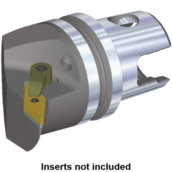 Kennametal - Left Hand Cut, Size KM32, VN.. Insert Compatiblity, Internal Modular Turning & Profiling Cutting Unit Head - 27mm Ctr to Cutting Edge, 35mm Head Length, Through Coolant, Series Kenloc - Eagle Tool & Supply