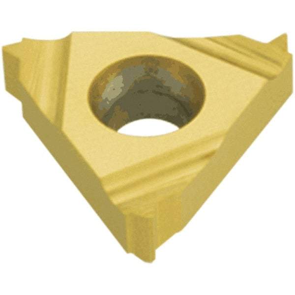 Iscar - 22ER External Right Hand ISO Laydown Threading Insert - Grade IC908, TiAlN Coated Carbide, 12.7mm Inscribed Circle - Eagle Tool & Supply