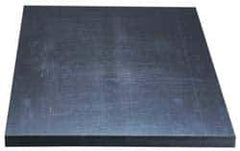 Made in USA - 3/8" Thick x 24" Wide x 2' Long, Acetal Sheet - Black, Porosity Free Grade - Eagle Tool & Supply