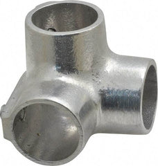 Hollaender - 1" Pipe, Side Outlet Elbow, Aluminum Alloy Elbow Pipe Rail Fitting - Bright Finish - Eagle Tool & Supply