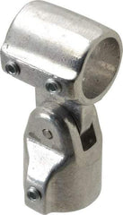 Hollaender - 1" Pipe, Adjustable Elbow Assembly, Aluminum Alloy Elbow Pipe Rail Fitting - Bright Finish - Eagle Tool & Supply