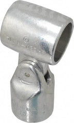 Hollaender - 1-1/2" Pipe, Adjustable Elbow Assembly, Aluminum Alloy Elbow Pipe Rail Fitting - Bright Finish - Eagle Tool & Supply