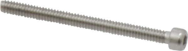Value Collection - #0-80 UNF Hex Socket Drive, Socket Cap Screw - Grade 18-8 & Austenitic A2 Stainless Steel, Partially Threaded, 3/4" Length Under Head - Eagle Tool & Supply