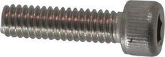 Value Collection - #6-40 UNF Hex Socket Drive, Socket Cap Screw - Grade 18-8 & Austenitic A2 Stainless Steel, Fully Threaded, 1/2" Length Under Head - Eagle Tool & Supply
