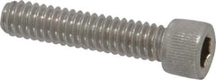 Value Collection - 1/4-20 UNC Hex Socket Drive, Socket Cap Screw - Grade 18-8 & Austenitic A2 Stainless Steel, Fully Threaded, 1-1/8" Length Under Head - Eagle Tool & Supply