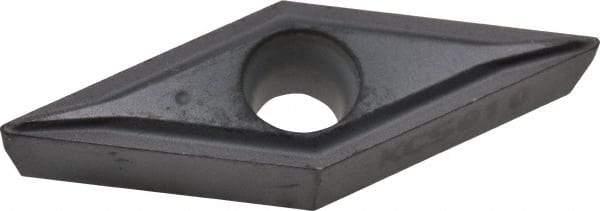 Kennametal - VBMT220.5 LF Grade KC5010 Carbide Turning Insert - TiAlN Finish, 35° Diamond, 1/4" Inscr Circle, 1/8" Thick, 0.0079" Corner Radius - Eagle Tool & Supply