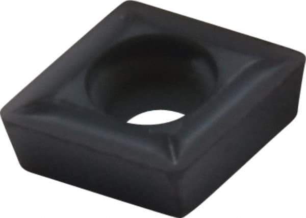 Kennametal - CPGT21.51 LF Grade KC5010 Carbide Turning Insert - TiAlN Finish, 80° Diamond, 1/4" Inscr Circle, 3/32" Thick, 1/64" Corner Radius - Eagle Tool & Supply