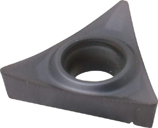 Kennametal - TPGT21.51 HP Grade KC5010 Carbide Turning Insert - TiAlN Finish, 60° Triangle, 1/4" Inscr Circle, 3/32" Thick, 1/64" Corner Radius - Eagle Tool & Supply