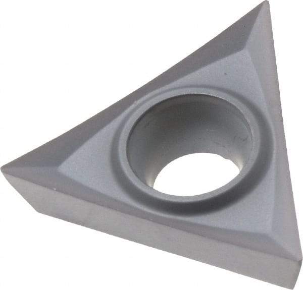 Kennametal - TPGT32.50.5 HP Grade KC5010 Carbide Turning Insert - TiAlN Finish, 60° Triangle, 3/8" Inscr Circle, 5/32" Thick, 0.0079" Corner Radius - Eagle Tool & Supply