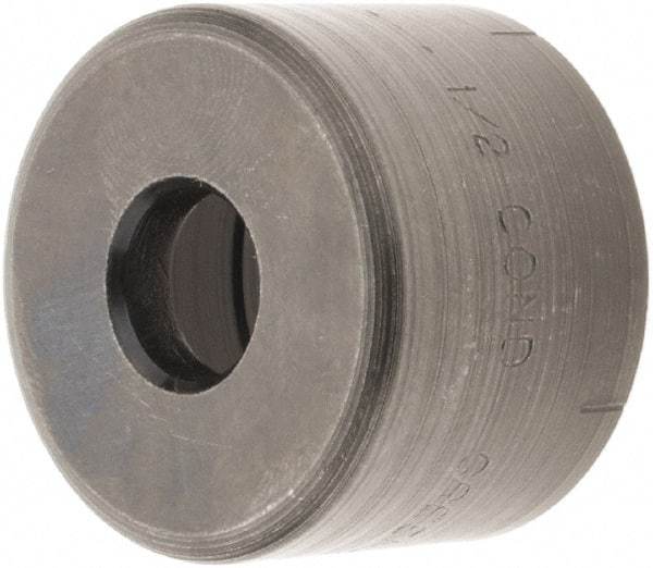 Greenlee - 1/2" Conduit Round Die - 22.5mm Hole Length x 7/8" Hole Diam - Eagle Tool & Supply