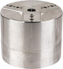 Abbott Workholding Products - 4" & Up Chuck Capacity, Northfield Attachment, Round Soft Lathe Chuck Jaw - 3 Jaws, Aluminum, 3.92" Wide x 3" High - Eagle Tool & Supply