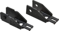 Igus - 1.02 Inch Outside Width x 0.94 Inch Outside Height, Cable and Hose Carrier Steel Zipper Mounting Bracket Set - 1-1/2 Inch Bend Radius, 0.59 Inch Inside Width x 0.67 Inch Inside Height - Eagle Tool & Supply