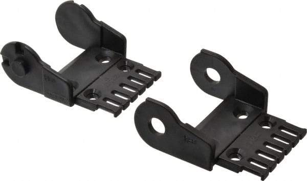 Igus - 2.87 Inch Outside Width x 1.38 Inch Outside Height, Cable and Hose Carrier Plastic Open Mounting Bracket Set - 2.17 Inch Bend Radius, 2.24 Inch Inside Width x 0.98 Inch Inside Height - Eagle Tool & Supply