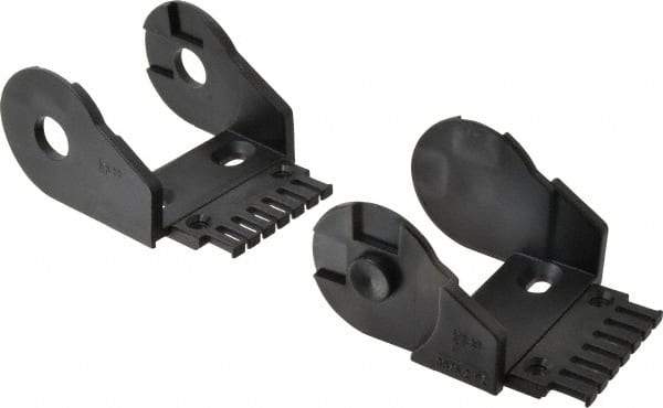 Igus - 3.74 Inch Outside Width x 2.52 Inch Outside Height, Cable and Hose Carrier Plastic Open Mounting Bracket Set - 3.94 Inch Bend Radius, 2.95 Inch Inside Width x 1.77 Inch Inside Height - Eagle Tool & Supply