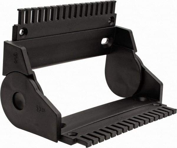 Igus - 7.68 Inch Outside Width x 2.52 Inch Outside Height, Cable and Hose Carrier Plastic Open Mounting Bracket Set - 3.94 Inch Bend Radius, 6.89 Inch Inside Width x 1.77 Inch Inside Height - Eagle Tool & Supply