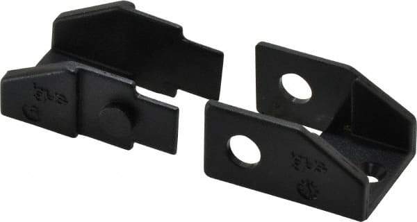 Igus - 0.89 Inch Outside Width x 0.59 Inch Outside Height, Cable and Hose Carrier Plastic Zipper Mounting Bracket Set - 1.1 Inch Bend Radius, 0.63 Inch Inside Width x 0.41 Inch Inside Height - Eagle Tool & Supply