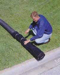 UltraTech - 16 Inch Diameter Pipe Sock - For Use with Oil and Sediment, Helps Comply with NPDES and 40 CFR 122.26 - Eagle Tool & Supply