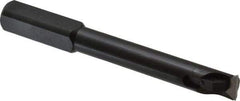 Made in USA - 0.7" Min Bore Diam, 5-3/4" OAL, 3/4" Shank Diam, Indexable Boring Bar - 3-3/4" Max Bore Depth, TPG 320 Insert, Clamp Holding Method - Eagle Tool & Supply