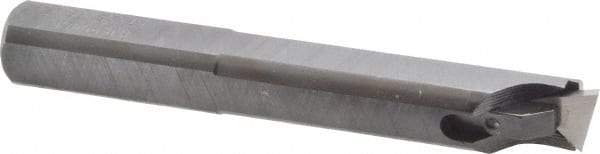 Made in USA - 0.8" Min Bore Diam, 5" OAL, 3/4" Shank Diam, Indexable Boring Bar - 3" Max Bore Depth, TPG 320 Insert, Clamp Holding Method - Eagle Tool & Supply