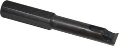 Made in USA - 0.475" Min Bore Diam, 3-1/4" OAL, 1/2" Shank Diam, Indexable Boring Bar - 1-3/4" Max Bore Depth, TPEE 730 Insert, Clamp Holding Method - Eagle Tool & Supply