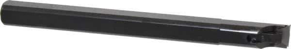 Made in USA - 0.8" Min Bore Diam, 8" OAL, 3/4" Shank Diam, Indexable Boring Bar - TPG 320 Insert, Clamp Holding Method - Eagle Tool & Supply