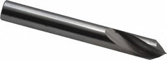 Magafor - 1/4" Body Diam, 90°, 2" OAL, Solid Carbide Spotting Drill - Eagle Tool & Supply