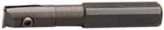 APT - 9/16" Min Bore Diam, 4-1/8" OAL, 1/2" Shank Diam, Indexable Boring Bar - 2-5/8" Max Bore Depth, TPG 221 Insert, Screw Holding Method - Eagle Tool & Supply