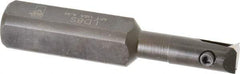APT - 1/2" Min Bore Diam, 3-1/2" OAL, 3/4" Shank Diam, Indexable Boring Bar - 1-1/2" Max Bore Depth, TPG 221 Insert, Screw Holding Method - Eagle Tool & Supply