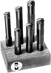 APT - 13/16" Min Bore Diam, 5" OAL, 3/4" Shank Diam, Indexable Boring Bar - 3" Max Bore Depth, TPG 321 Insert, Screw Holding Method - Eagle Tool & Supply