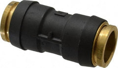 Parker - 3/4" Tube OD, Composite Push-to-Connect Tube Union - Tube to Tube Connection, 250 Max psi, Buna-N O-Ring, -40 to 200°F Working Temp - Eagle Tool & Supply