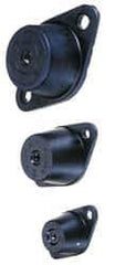 Tech Products - 5/16-18 Bolt Thread, 3-1/8" Long x 1-3/4" Wide x 1" High Standard Deflection Stud Mount Leveling Pad & Mount - 70 Max Lb Capacity, 1-1/4" Base Diam - Eagle Tool & Supply