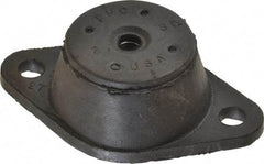Tech Products - 3/8-16 Bolt Thread, 3-7/8" Long x 2-3/8" Wide x 1-1/4" High Standard Deflection Stud Mount Leveling Pad & Mount - 135 Max Lb Capacity, 1-3/4" Base Diam - Eagle Tool & Supply