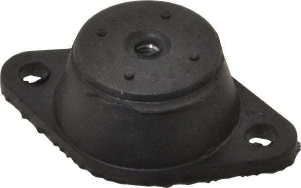 Tech Products - 3/8-16 Bolt Thread, 3-7/8" Long x 2-3/8" Wide x 1-1/4" High Standard Deflection Stud Mount Leveling Pad & Mount - 170 Max Lb Capacity, 1-3/4" Base Diam - Eagle Tool & Supply