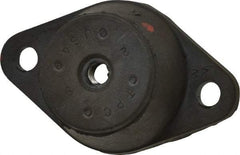 Tech Products - 3/8-16 Bolt Thread, 3-7/8" Long x 2-3/8" Wide x 1-1/4" High Standard Deflection Stud Mount Leveling Pad & Mount - 240 Max Lb Capacity, 1-3/4" Base Diam - Eagle Tool & Supply