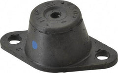 Tech Products - 5/16-18 Bolt Thread, 3-1/8" Long x 1-3/4" Wide x 1-1/4" High Double Deflection Stud Mount Leveling Pad & Mount - 35 Max Lb Capacity, 1-1/4" Base Diam - Eagle Tool & Supply